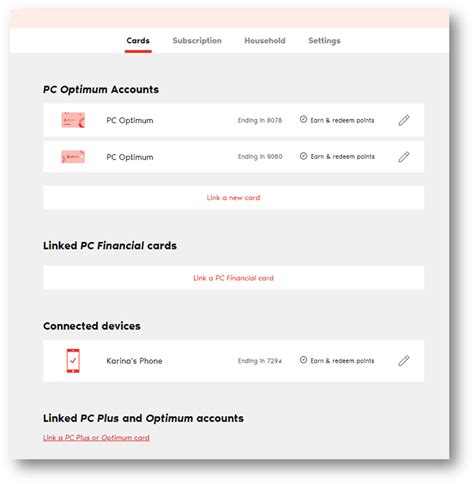 pc optimum card number lookup.